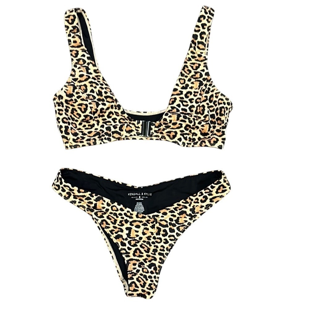 Leopard Print Bikini Set
